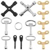 13-Piece Utility Key Tool Set for Plumbing and Cabinets