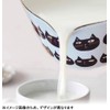 Toyohoro YJM-102 Milk Pan, White, Fluffy Flowers, 5.9 inches (15