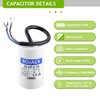 BOJACK 20 uF 450V AC 20 MFD CBB60 Wire Lead