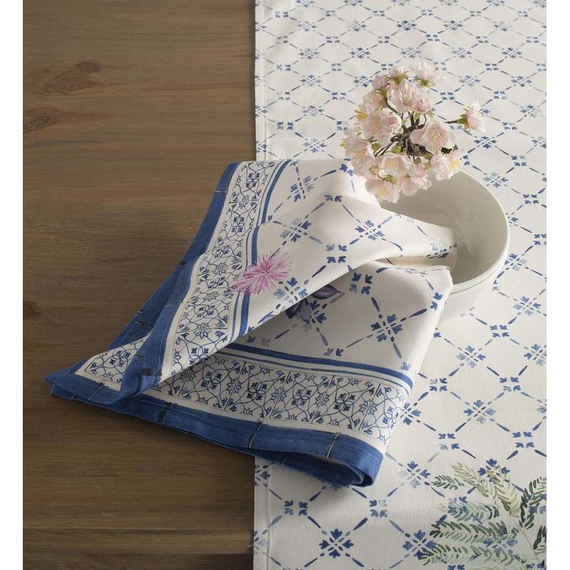 Maison d' Hermine Tablerunners 100% Cotton Decorative Easter Tablerunner Washable