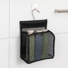 Xelsluthe MesMesh Shower Caddy Hanging Organizer With Hooks, PVC Bathroom