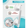 LORESJOY Bath Handle, Handle Bars, Shower Handle, No Drilling, Max