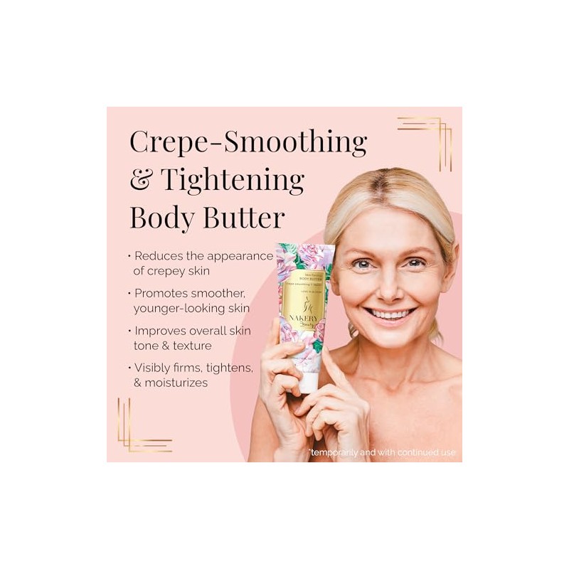 Nakery- Crema hidratante antienvejecimiento con manteca corporal - Crema reafirmante