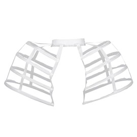 Pannier Petticoat Bustle Cages Skirt Women Victorian Dress Hoop Skirt,Double side Bustle Birdcage Underskirt