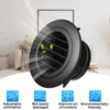 VIHOSE 24 Pcs 4'' ABS Round Vent Cover Plastic Soffit