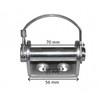 HGW 2 x Trailer Hinge with Screw-On Bracket & Spring
