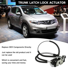 Front Right Passenger Side Power Door Lock Actuator Motor with Cable - Compatible for Nissan Murano 2009-2014 - Replace Part 805001AA0A
