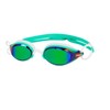 Zoggs Fusion Air Titanium - verspiegelte Schwimmbrille, Farbe:türkis/weiß