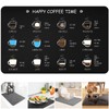 Matace Designer Coffee Bar Mat, Large 16 x 24 Inches,