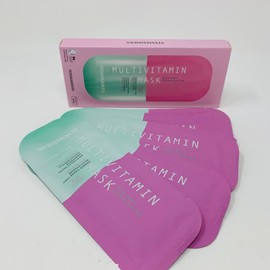 Vitamasques Vitamasoues Multivitamin Mask Radiant Complexion Multi-Vitamine 5 Count NIB