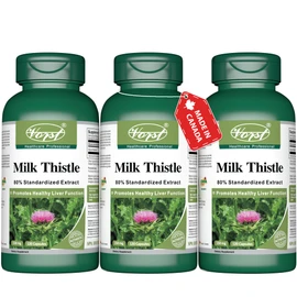 Vorst Milk Thistle Extract 25:1 150mg (3750mg raw herb) 3 X 120 Capsules 80% Silymarin Liver Health Detoxification Supplement Support Gallbladder Natural Cleanse (3 Bottles)