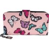 styleBREAKER 02040156 Women's Purse with Colourful Butterfly Pattern, Vintage Design,