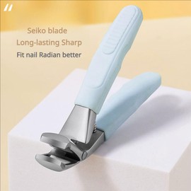 AIXXCUVQ No More Fear Of Cutting Flesh With Powder Die-casting Nail Scissors No Jamming When Retracting Or Releasing Stainless, Black