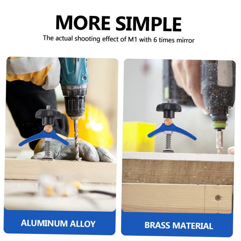 TEHAUX 1 PC Carpenter T Slot Clamp Durable T Track