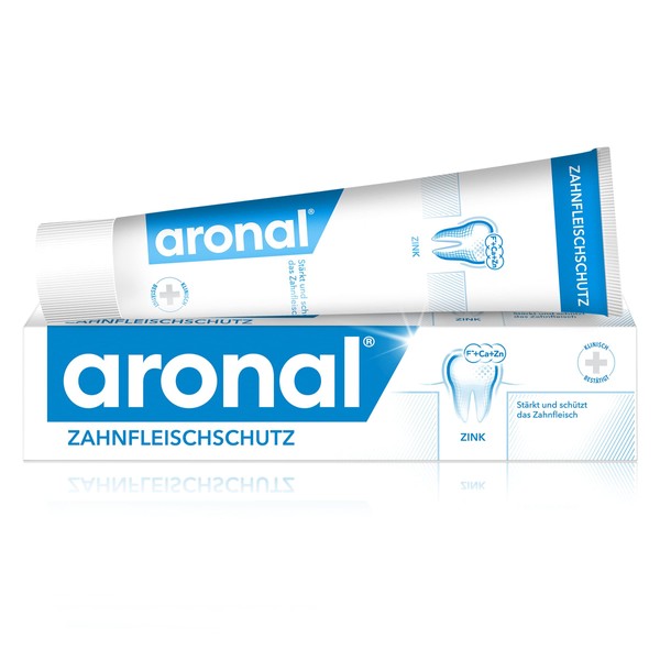 ELMEX aronal Toothpaste Gum Protection 75 ml - Fights Plaque and Protects Against Tooth Decay - Effective Teeth Cleaning for Strengthened Gums and Fresh Breath