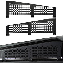 JOYTUTUS Truck Bed Molle Panels Compatible with Cybertruck 2024 2023 Molle Side Panels L-Track Molle Panels Organizers Cybertruck Accessories, 2 Pack