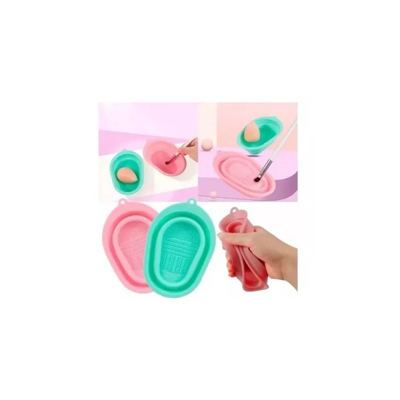 CUPRISHDIKALUR STORE Limpiador Plegable Brochas Maquillaje Limpieza Tapete