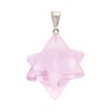 Merkaba Necklace Pendant Rose Quartz