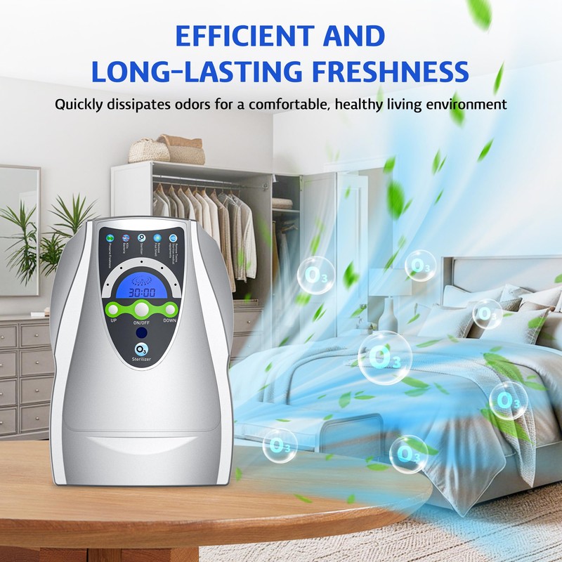VTAR Ozone Machine, 500mg/h Multipurpose Ozone Machine Purify Air, Water,
