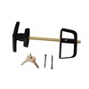 Shed Windows and More Shed T-Handle Lock Set 6-1/2" Black