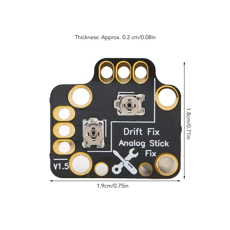 CYSFETENA 10 Stück Gamepad Joystick Drift Reparaturbrett, Universal 3D Analog