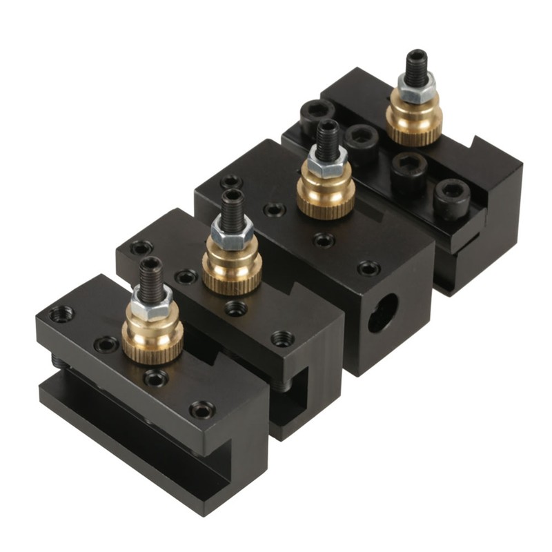 4pcs Mini Lathe Quick Change Tool Post Holder Kit Boring