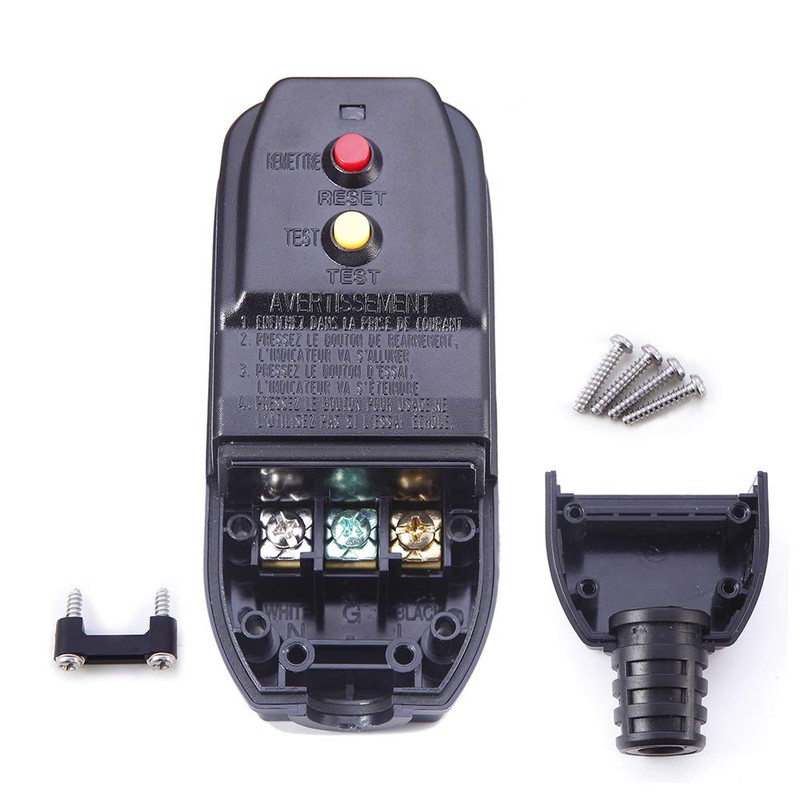 WELLONG Replacement GFCI Plug for Pressure Washer Pool Pump 15Amp