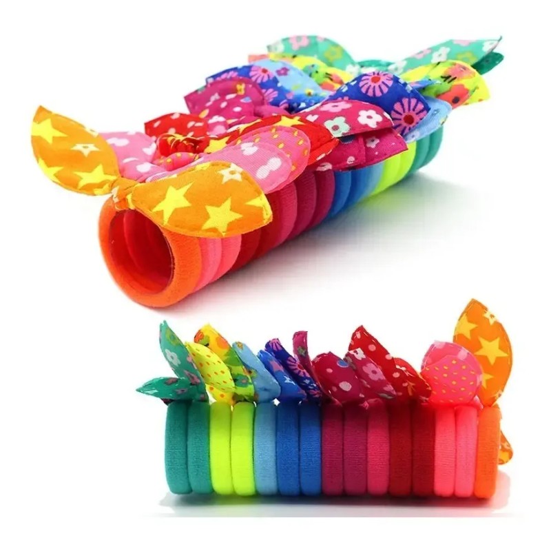 Mini Liga Dona Para Peinar El Cabello Decorativo Niña 100pzs
