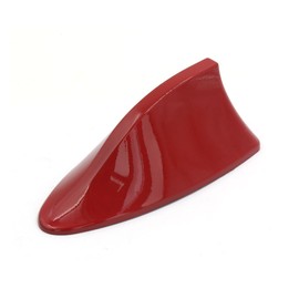 uxcell Red Stick-on Shark Fin Shaped AM/FM Signal Antenna Aerial