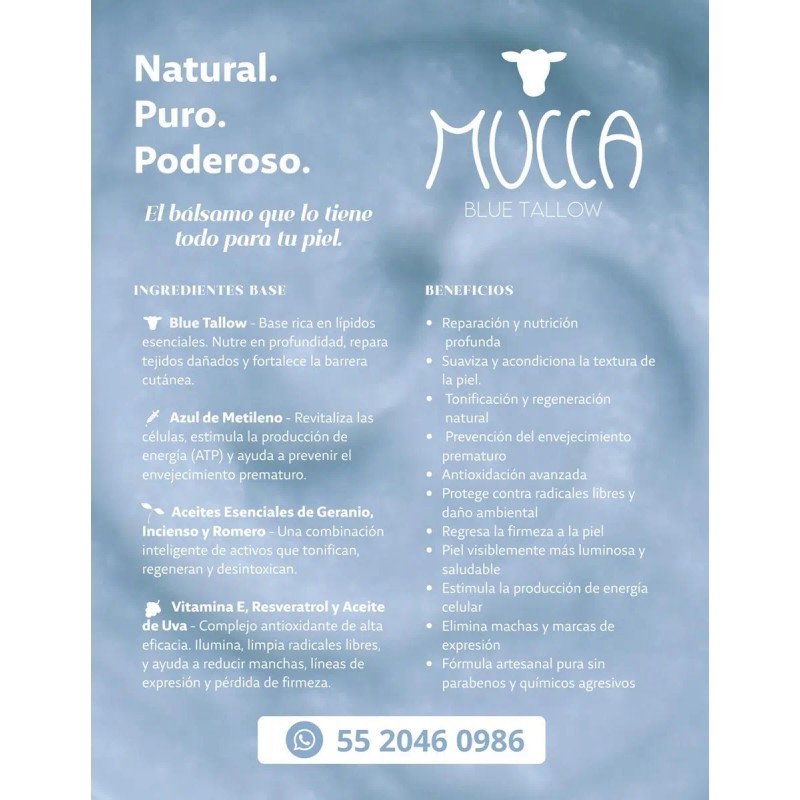 Crema Blue Tallow Con Azul De Metileno Todo Tipo De