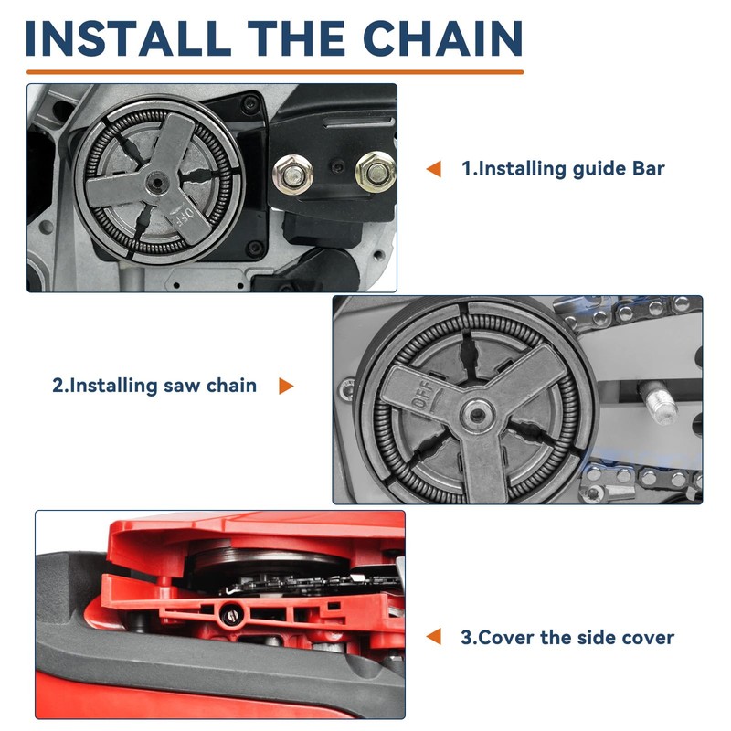 16-Inch Chainsaw Bar and Advance Cut Chainsaw Chain Combo, 3/8“LP