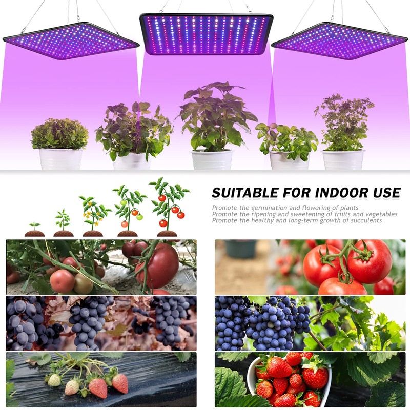 Grow Light for Indoor Plants - SERWING 200W LED Grow