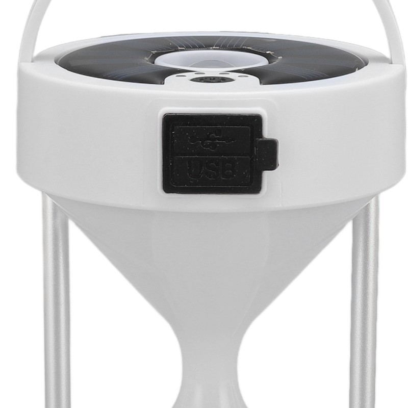 LED Camping Lantern USB Rechargeable Hourglass Solar Powered Camping Light