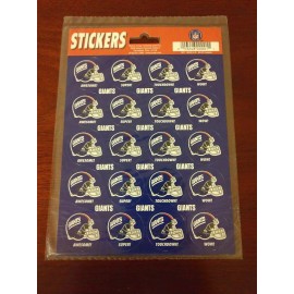 New York Giants (20) Vintage Stickers - Bernie Kozar Greeting Card - Sealed!