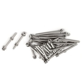 TA-VIGOR 25Pcs M3x40mm Screw Assortment Kit, 304 Stainless Steel Phillips Pan Head Bolt Screw Nut Washer for Professionals, Amateurs, Landlords, Repairmen, Wood Furniture Appliances and DIY