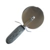 Stone Pizza Wheel with Durable Stainless Steel Blade and Ergonomic