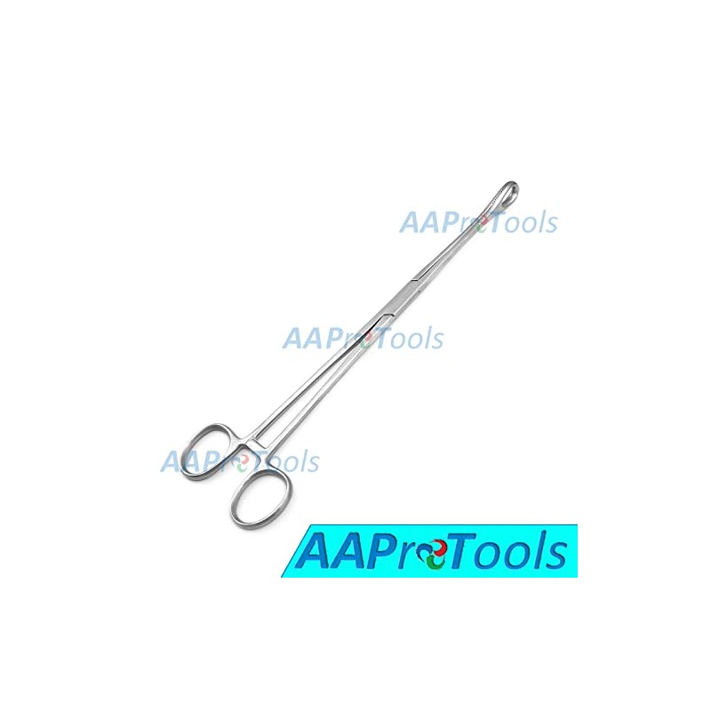 AAPROTOOLS FOERSTER Sponge Forceps 9.5" Straight Serrated Holding Veterinary Instruments