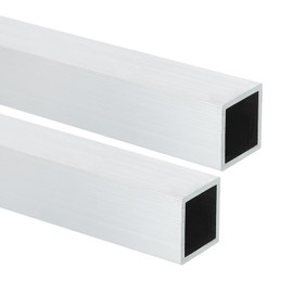 MECCANIXITY Aluminum Square Tubing,0.98"x0.98"x14" Long 0.08" Wall Thick 6063 Aluminum Square Tube Seamless Structural Metal Profile Hardware for Construction DIY Home Decor Furniture 38pcs