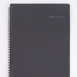 (BE) Mechaline Music Note A4 60 Sheets Black (KYR-WFI270Y) / (BE) 메카라인 뮤직노트 A4 60매 검정 (KYR-WFI270Y)