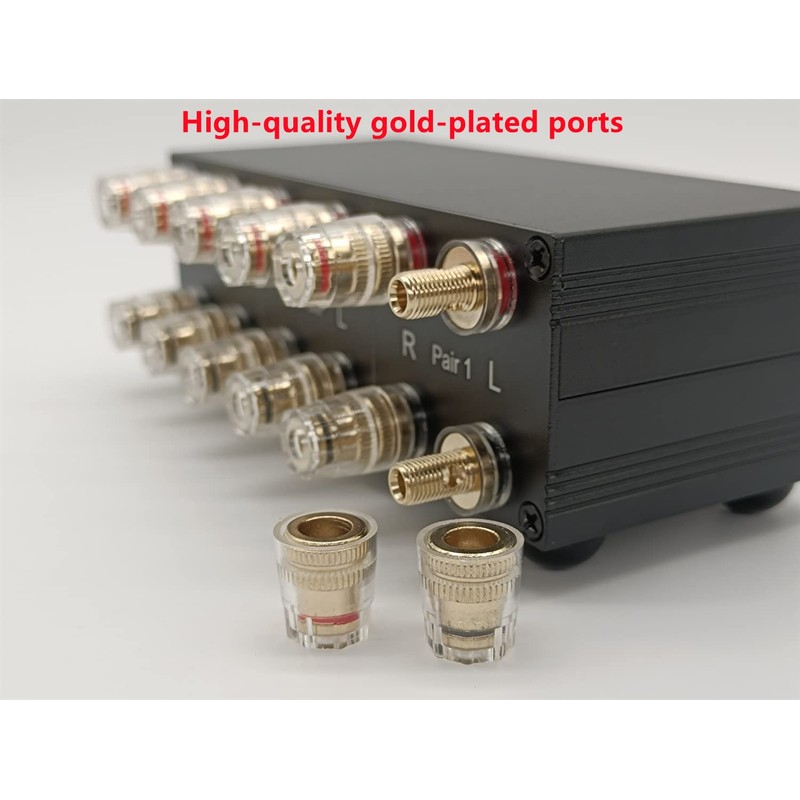 Premium 2 Zone Speaker Selector Switch Box, 2 Way Stereo