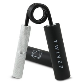 Twivee - Gripper for Maximum Grip Strength - Forearm Trainer with Grip Pad and Bag - Gripper made of Hardened Steel and Aluminium - Hand Exerciser - Hand Muscle Trainer