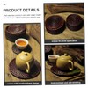 MAGICLULU Creative Rattan Cup Cushion Heat Resistant Coaster Non Slip