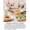 Adaptive Utensils, Weighted Special Supplies Spoon Fork Set, Weak Hand