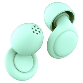 2 Noise Cancelling Ear Plugs, Beinkap Sleeping Earplugs with 12 Silicone Soft Reusable Ear Tips for Social Gatherings, Work, Sleeping, Concerts, Parenting, Conversation, 28 dB Noise Reduction