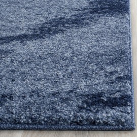 Safavieh Retro Collection RET2891-6065 Light Blue and Blue Modern Area Rug (8' Square)