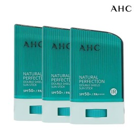 AHC (Choose 1) AHC sun stick 22g / (택1)AHC 선스틱22gx3개 +물티슈 /AHC 썬스틱/파랑 초록 /썬크림/선크림/28년03월까지 22gX3개 파랑