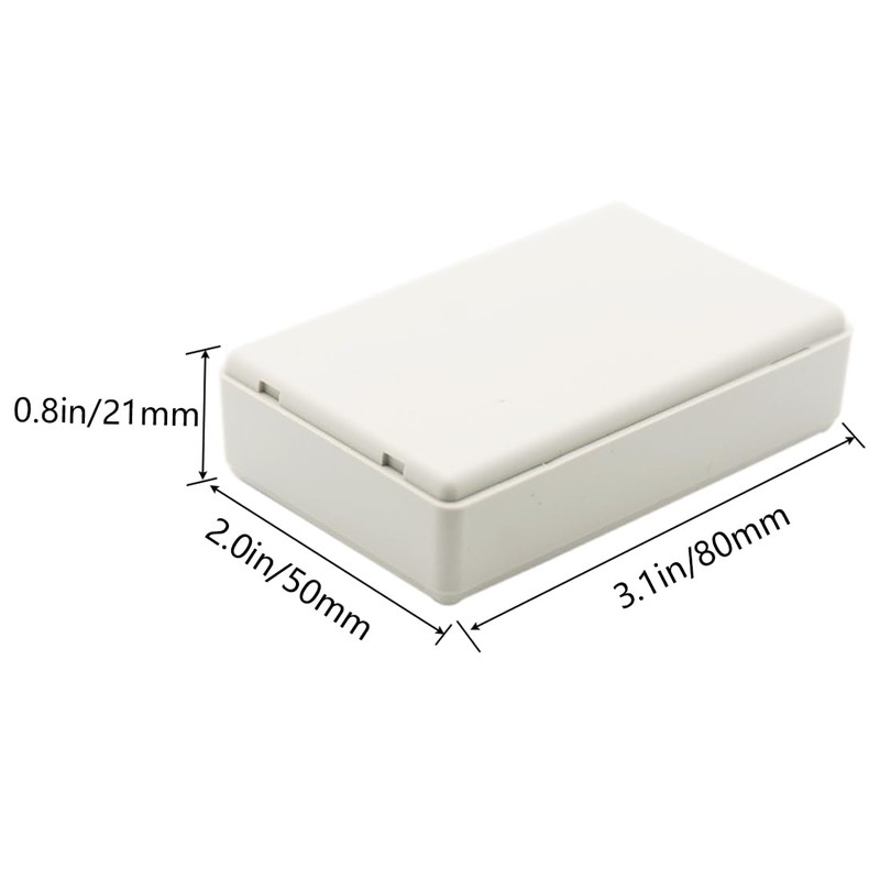 Zulkit 5Pcs Project Boxes ABS Plastic Electrical Project Power Case