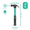 American Roofing Hammer 20 oz with 2K Fibreglass Handle from