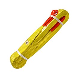 EVEREST 3" x 20' Yellow Flat Sling Eye to Eye/Lifting Sling Strap Heavy Duty 2PLY 1-Pack