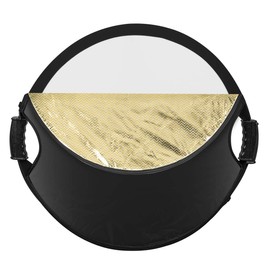 Glow 5-in-1 Collapsible Circular Reflector with Handles (22")